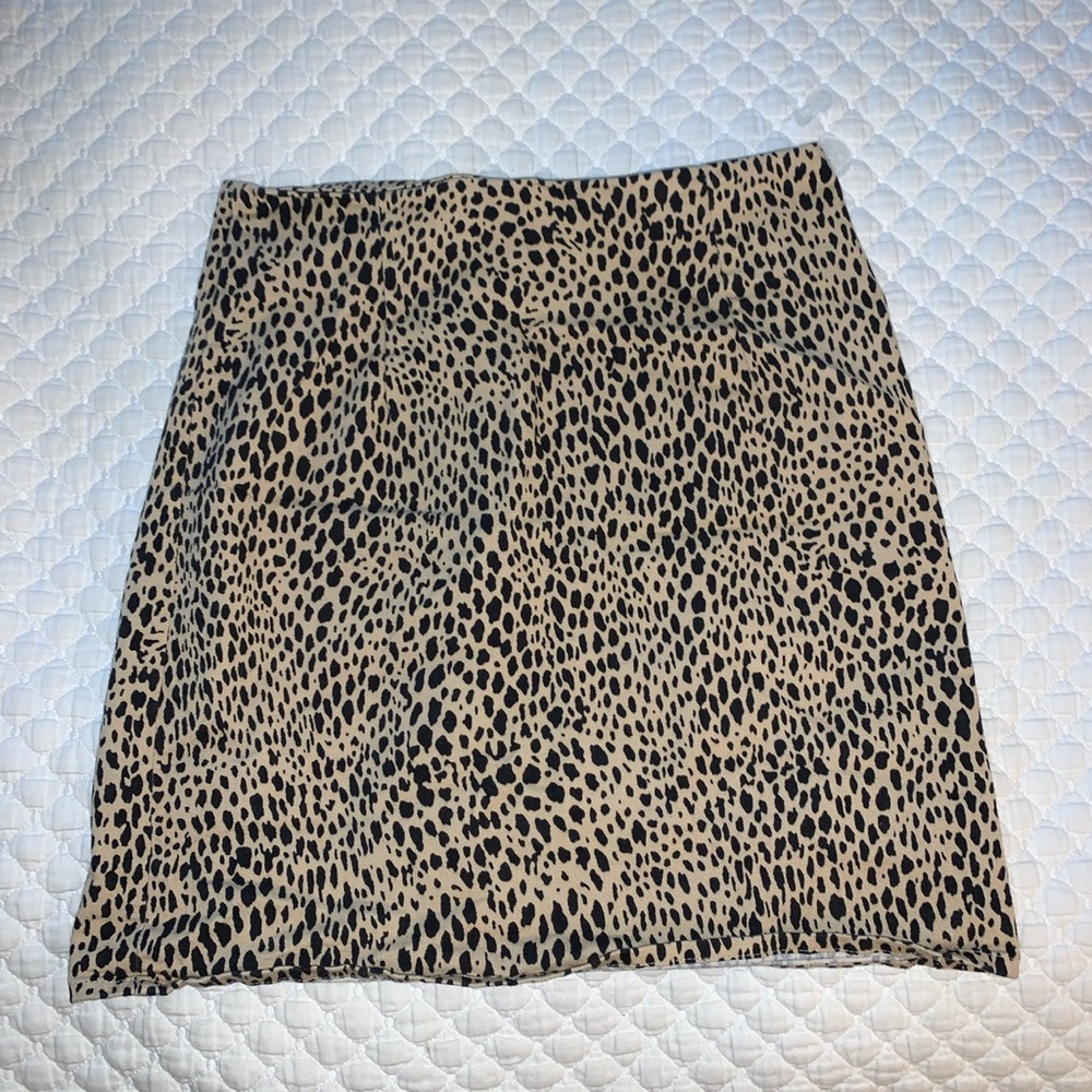 Brandy melville cheetah print skirt